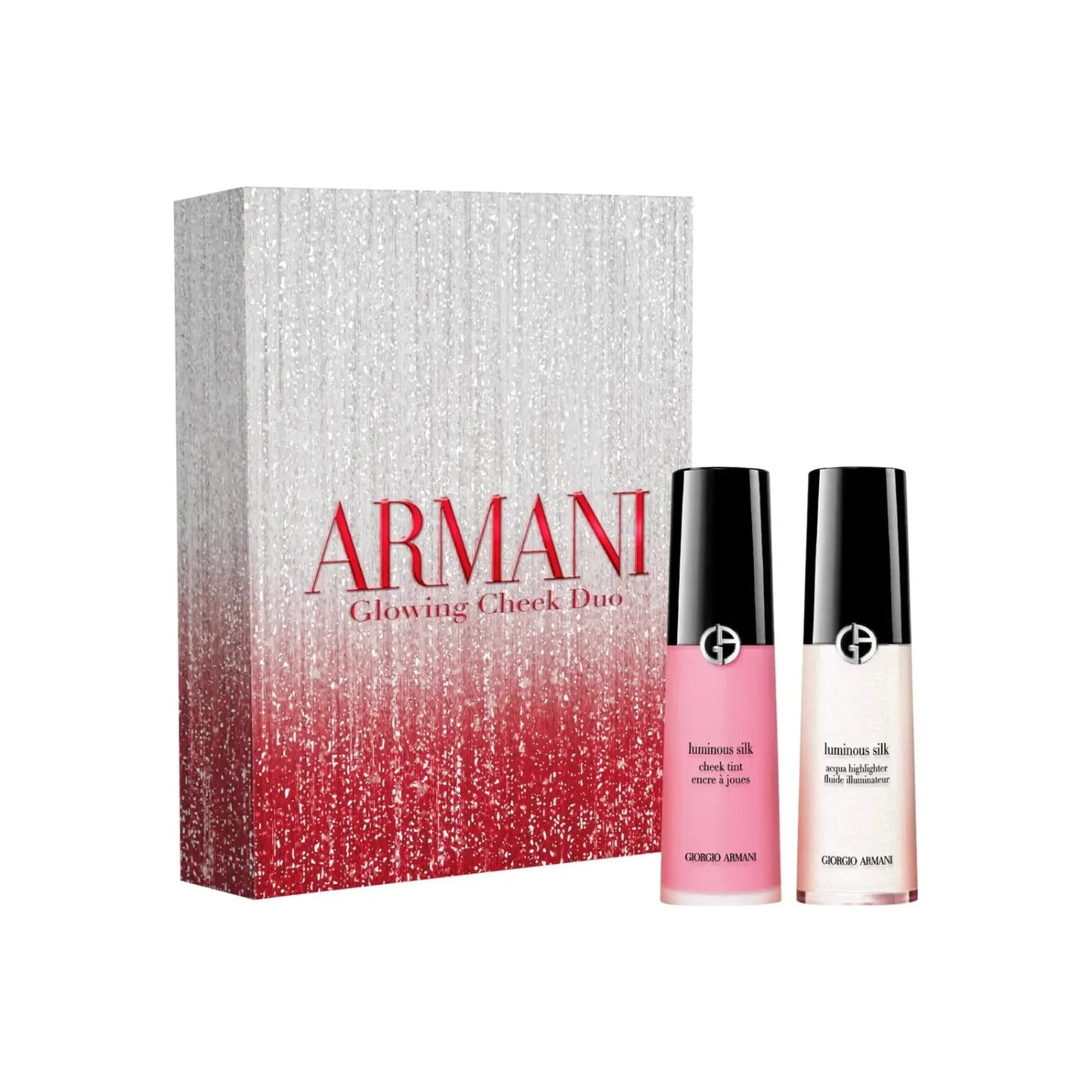Armani Beauty Rubor e Iluminador Líquido Glowing Gift Set - Pink Moon
