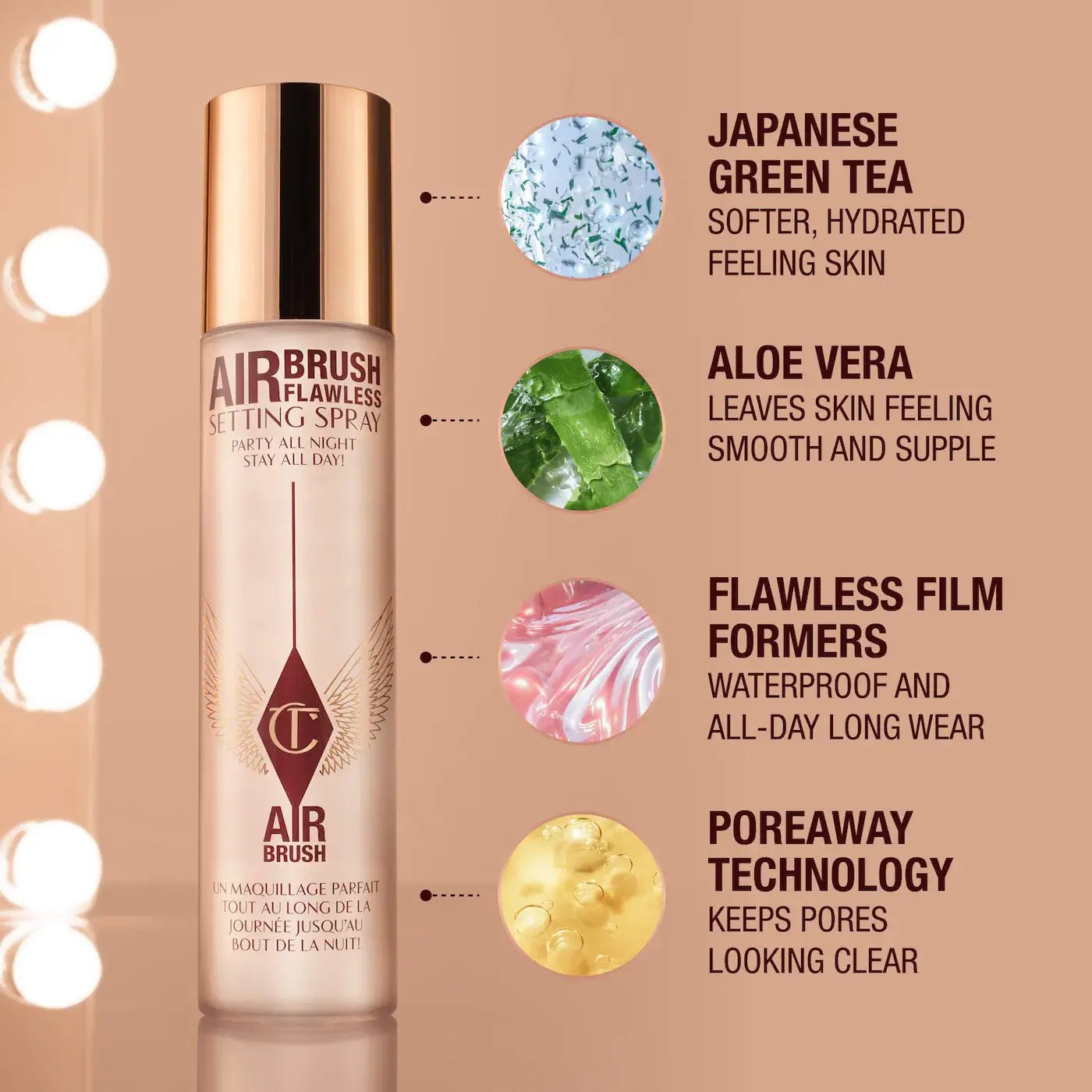 Charlotte Tilbury - Mini Airbrush Flawless Setting Spray Duo - Pink Moon