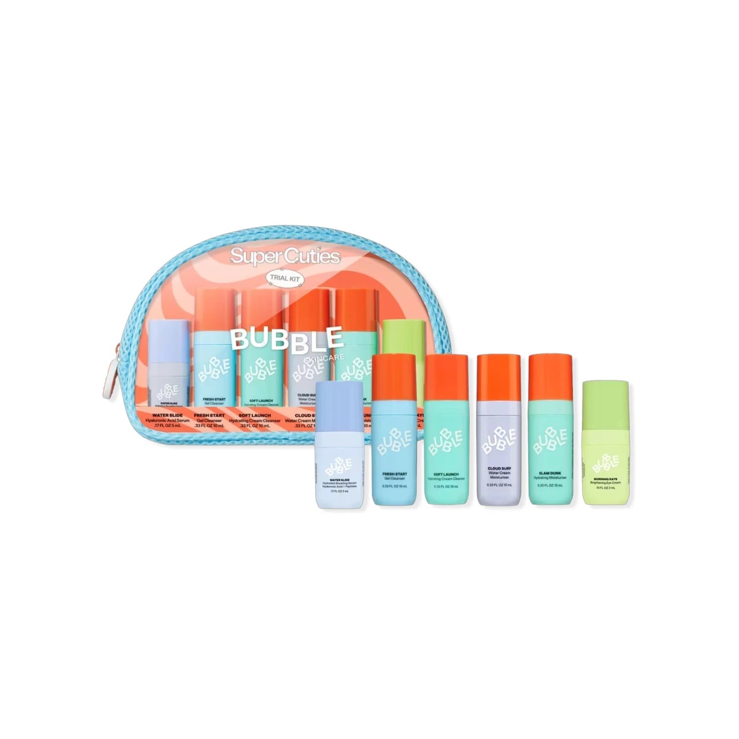 Bubble Skincare Super Cuties Trial Kit - Pink Moon