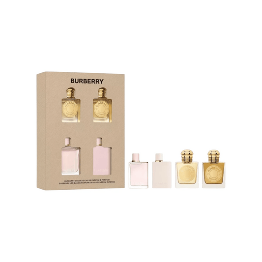 Burberry Mini Goddess & Her Perfume Sampler Set 4 Minis - Pink Moon
