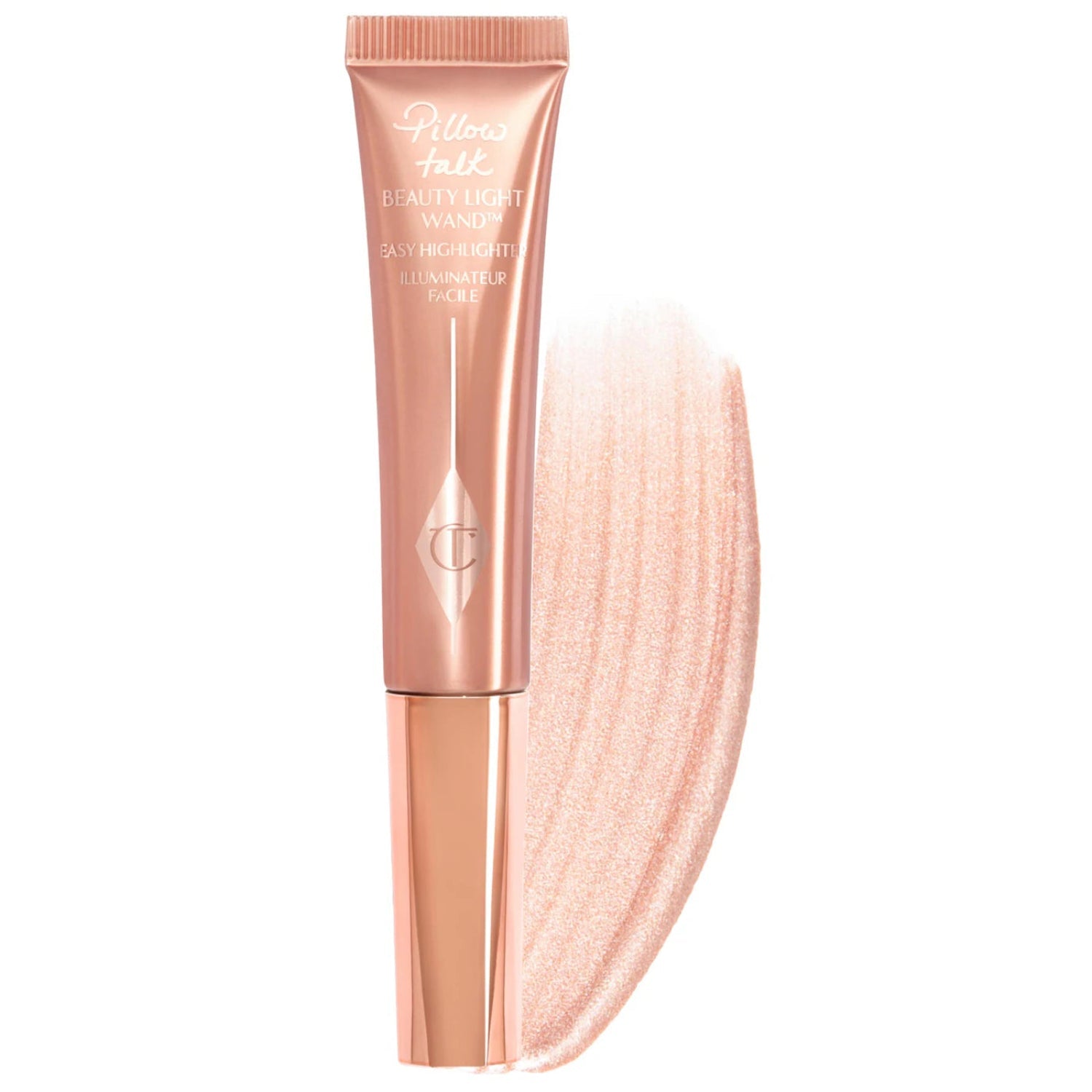 Charlotte Tilbury Beauty Highlighter Wand Tono Pillow Talk - Pink Moon