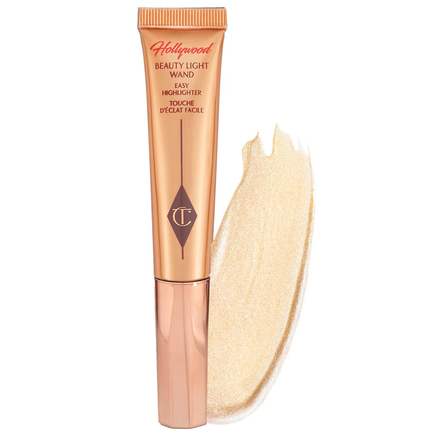 Charlotte Tilbury Beauty Highlighter Wand Tono Spotlight - Pink Moon
