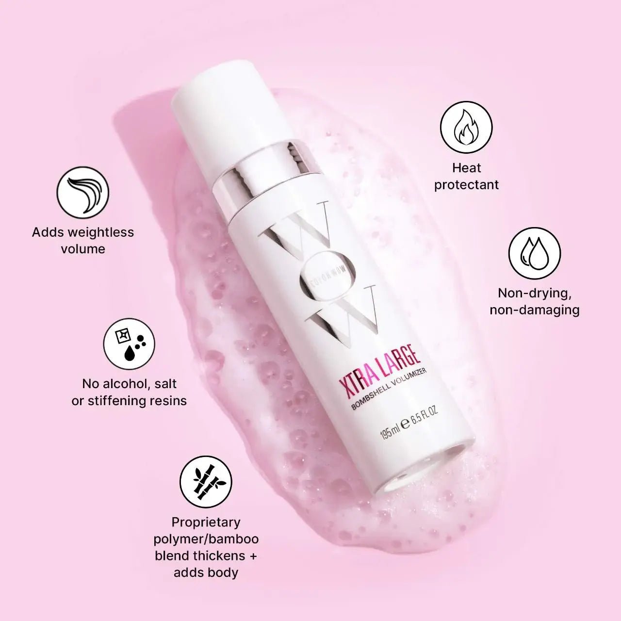 Color Wow - Xtra Large Bombshell Volumizer - Pink Moon