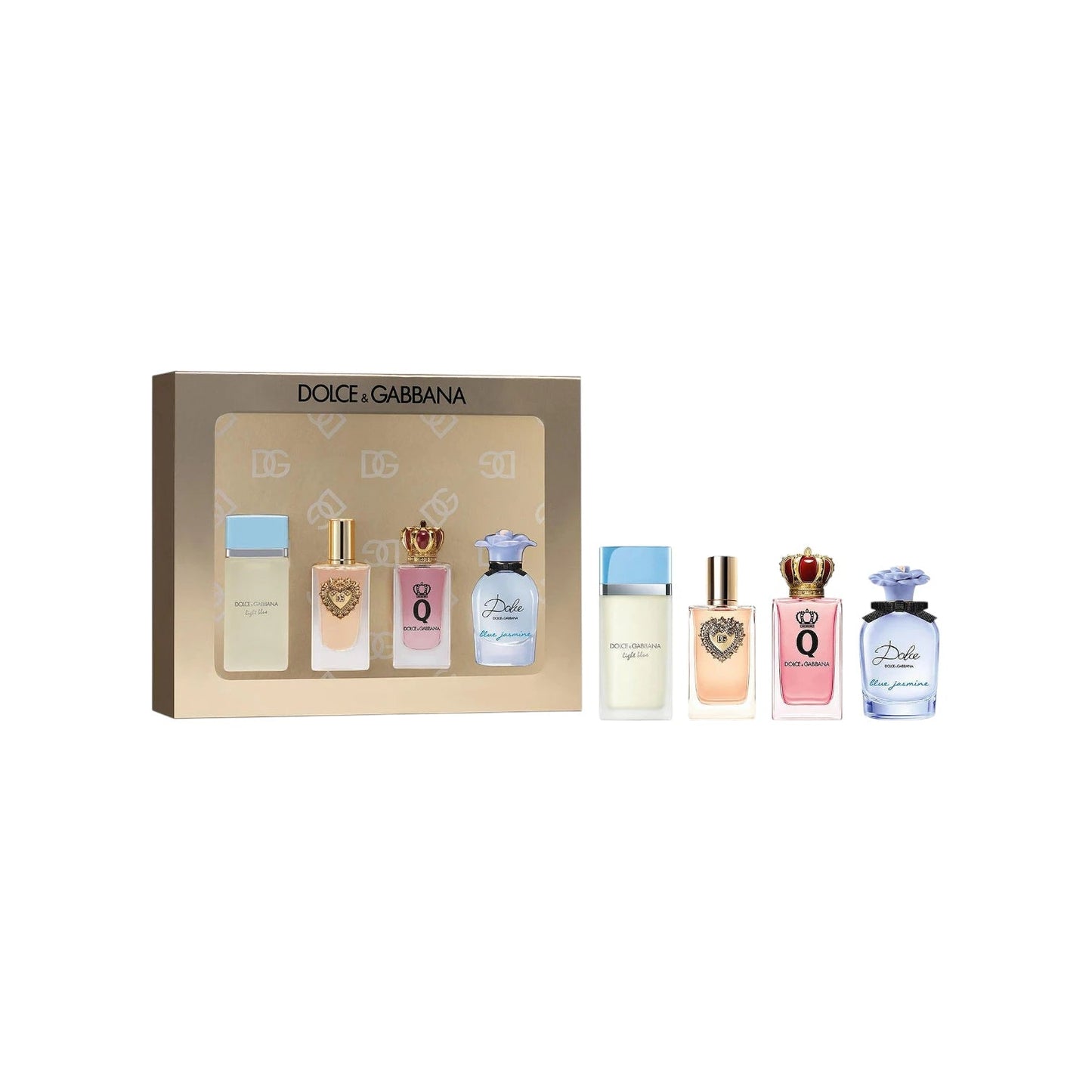 Dolce&Gabbana Mini Perfume Sampler Set For Her 4 Minis - Pink Moon