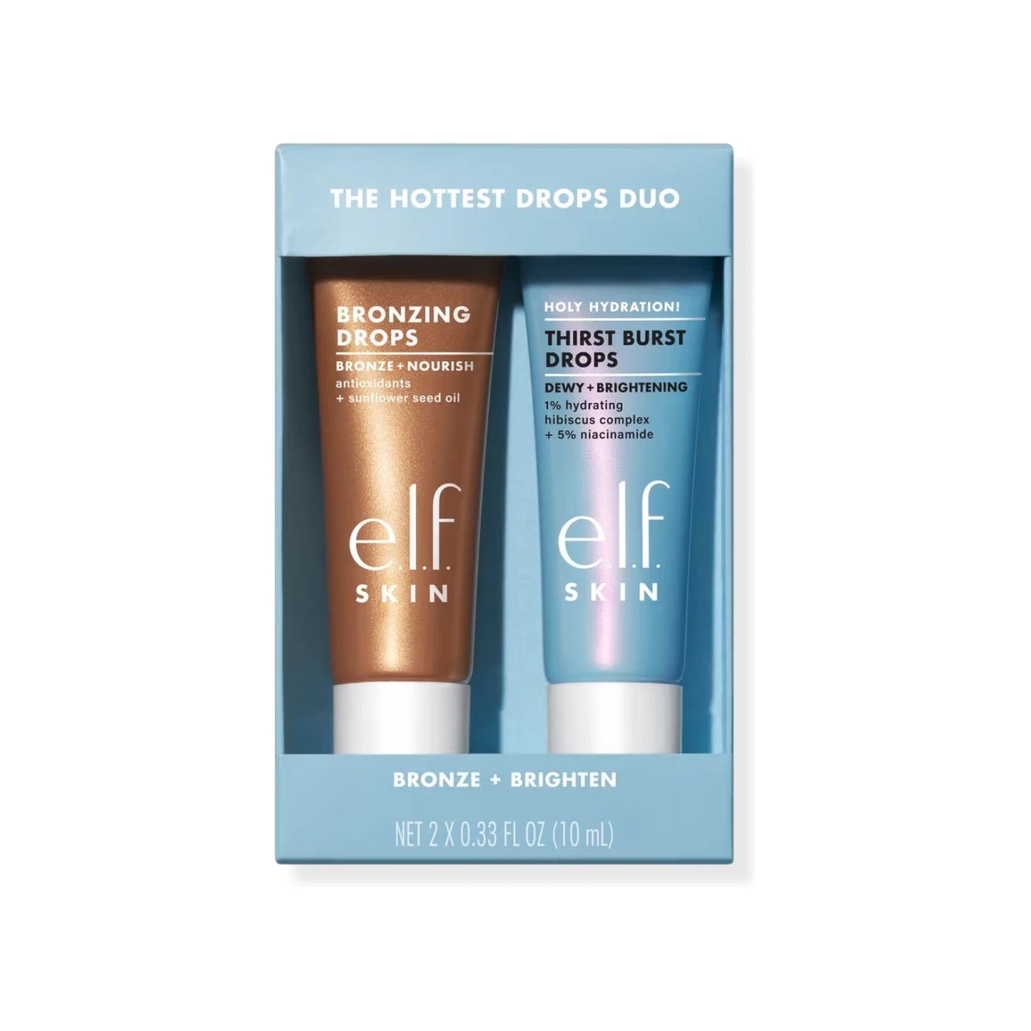 e.l.f. Cosmetics Bronzing Drops & Thirst Burst Drops Duo Mini - Pink Moon