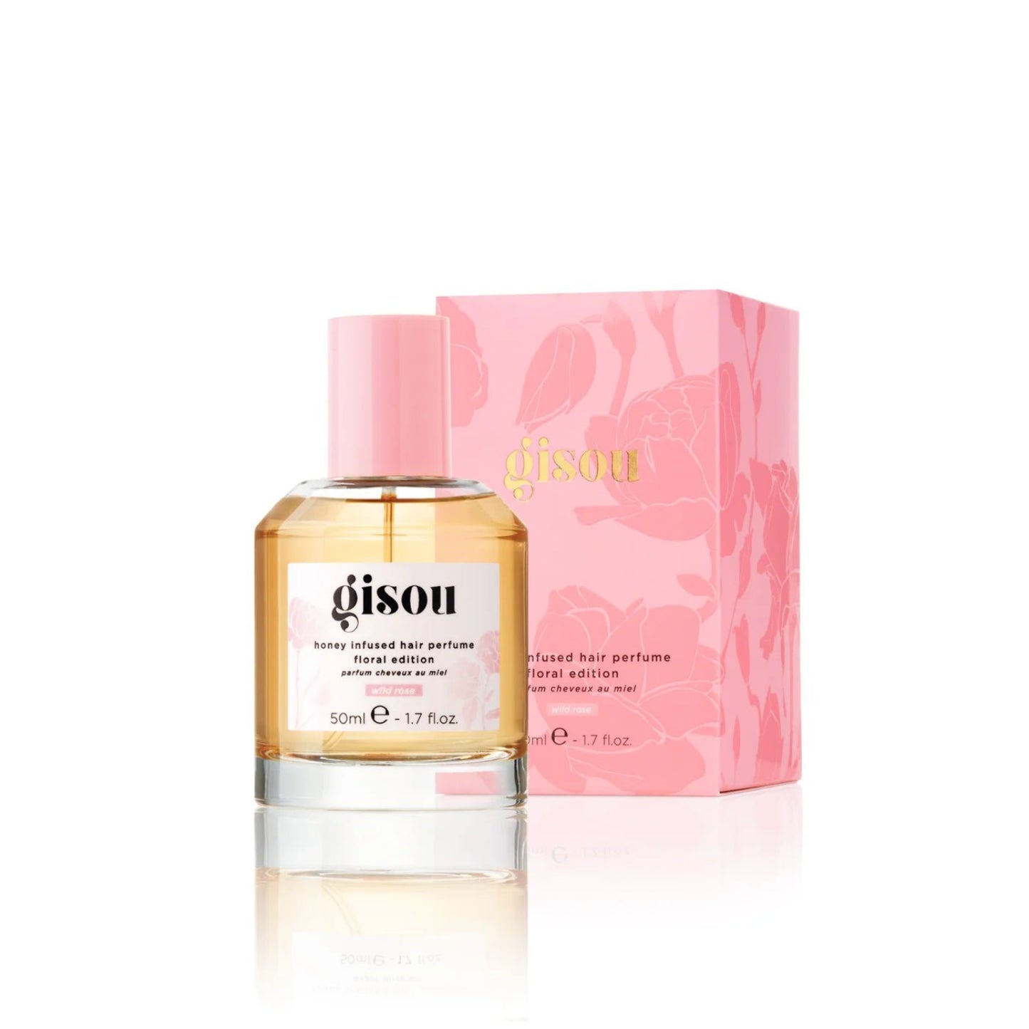 Gisou Wild Rose Honey Infused Hair Perfume - Pink Moon
