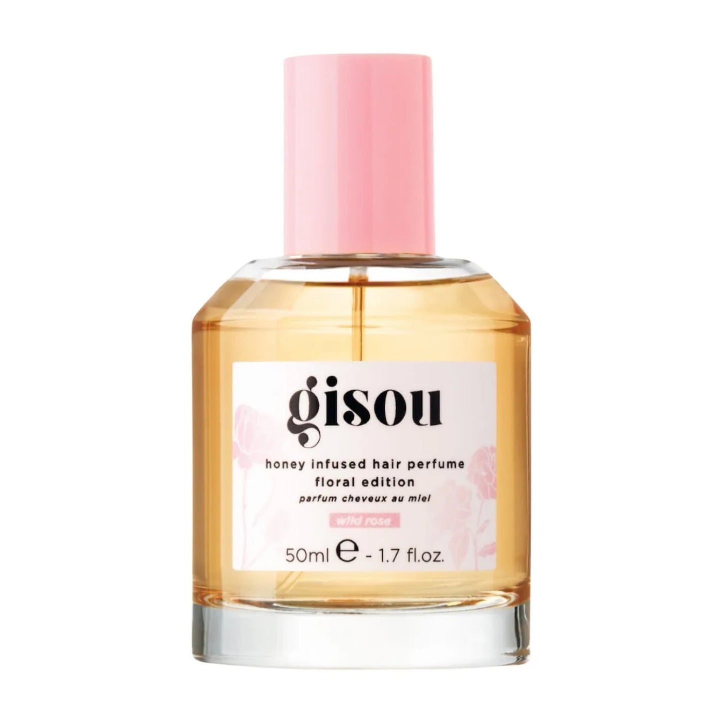 Gisou Wild Rose Honey Infused Hair Perfume - Pink Moon