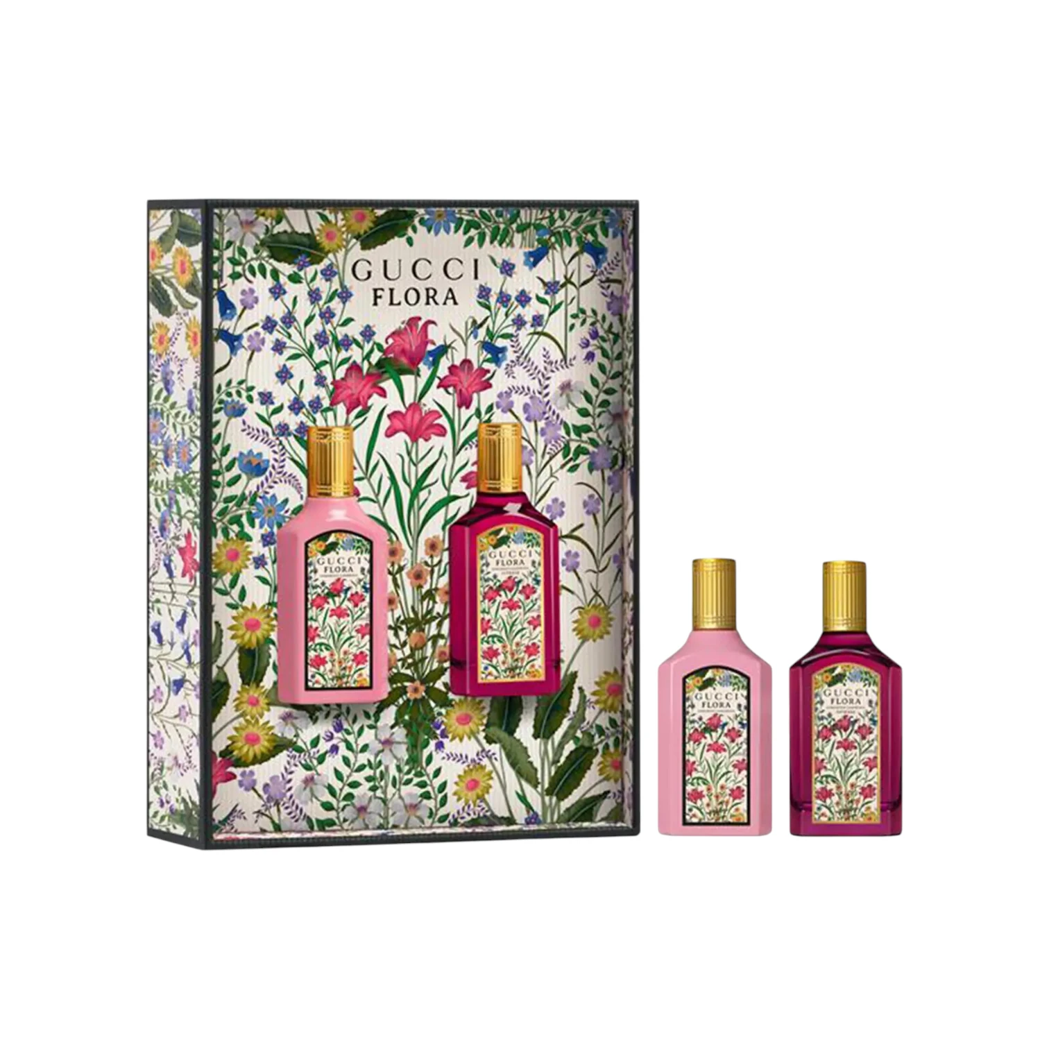 Gucci Mini Duo Floral Gorgeous Gardenia Perfume Gift Set - Pink Moon