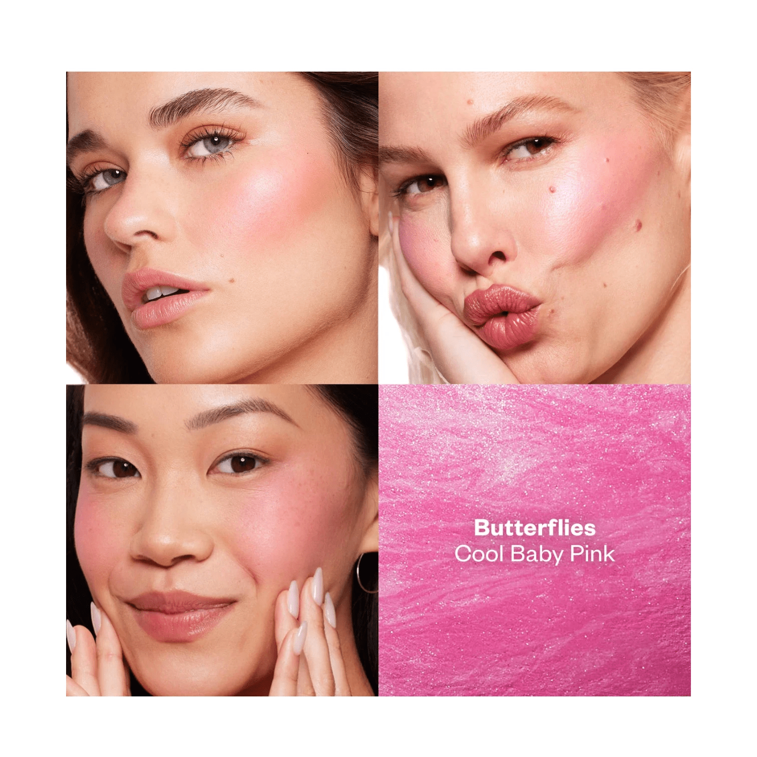 Kosas Blush is Life Baked Talc-Free Dimensional Blush — Tono Butterflies - Pink Moon