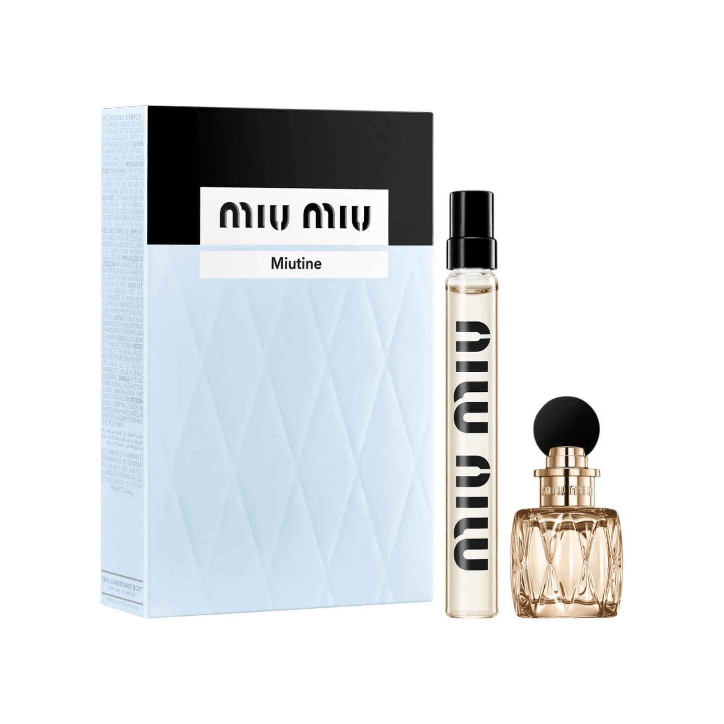 Miu Miu Mini Miutine Eau de Parfum Perfume Duo Gift Set - Pink Moon