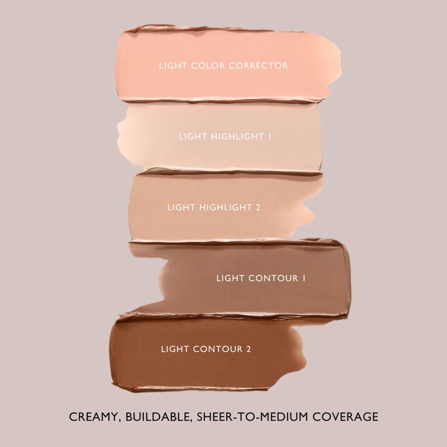 m.ph by Mary Phillips Underpainting Face Highlight & Contour Palette — Tono Light - Pink Moon