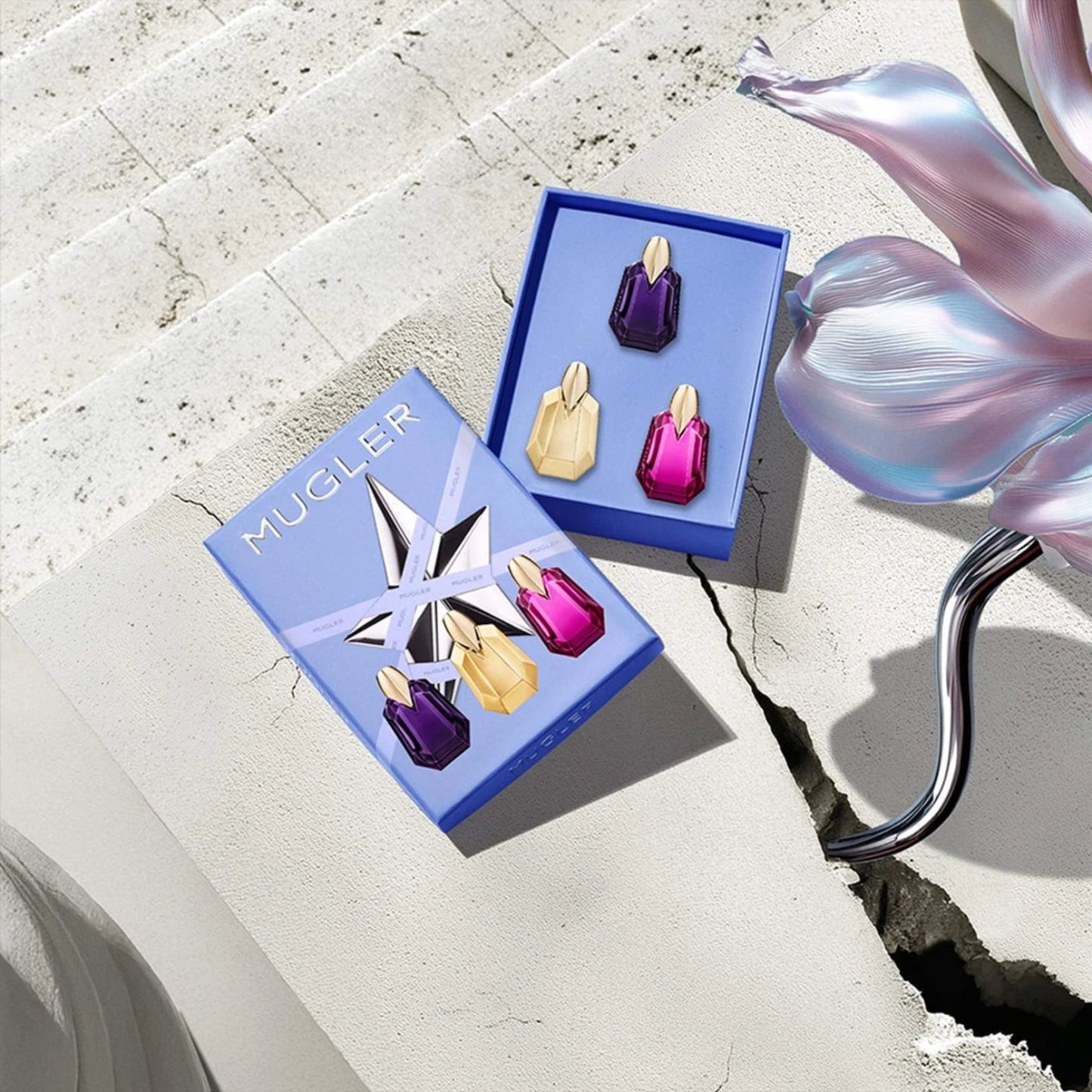Mugler Mini Alien Perfume Sampler Set Trio - Pink Moon