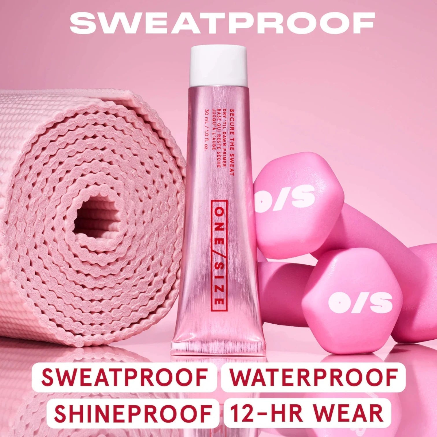 ONE/SIZE Secure The Sweat Waterproof Mattifying Primer - Pink Moon