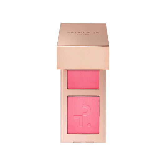 Patrick Ta Mini Major Headlines Double-Take Crème & Powder Blush Duo - Pink Moon