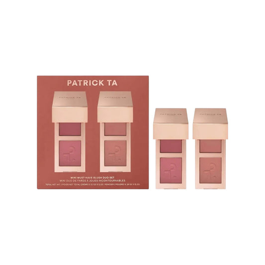 Patrick Ta Mini Must-Have Double-Take Crème & Powder Blush Set - Pink Moon