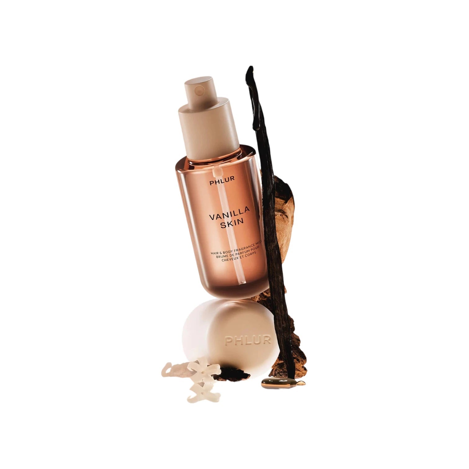 PHLUR Mini Vanilla Skin Body & Hair Fragrance Mist - Pink Moon