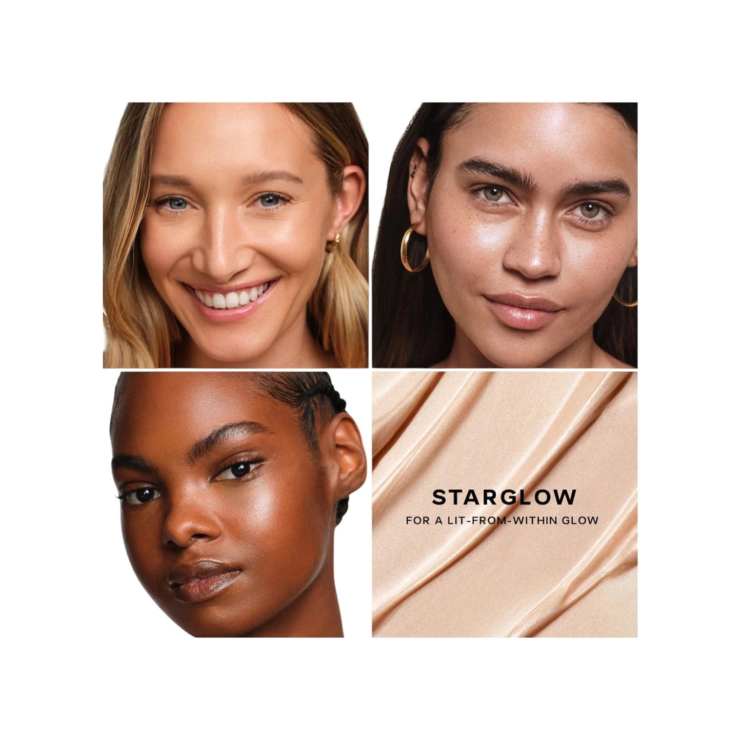 Saie Glowy Super Gel Lightweight Dewy Multipurpose Illuminator Starglow - Pink Moon