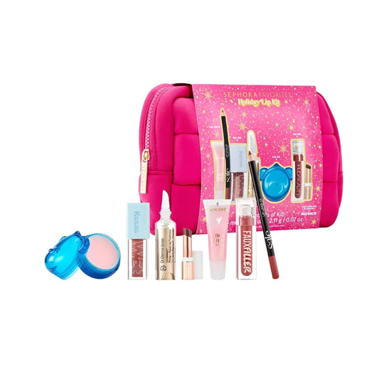 Set Labial Sephora Favorites x Kohl's Holiday Lip Kit 7 Piezas - Pink Moon