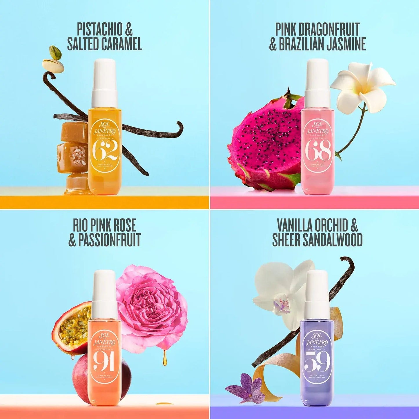 Sol de Janeiro Cheirosa Perfume Mist Best Sellers Set - Pink Moon