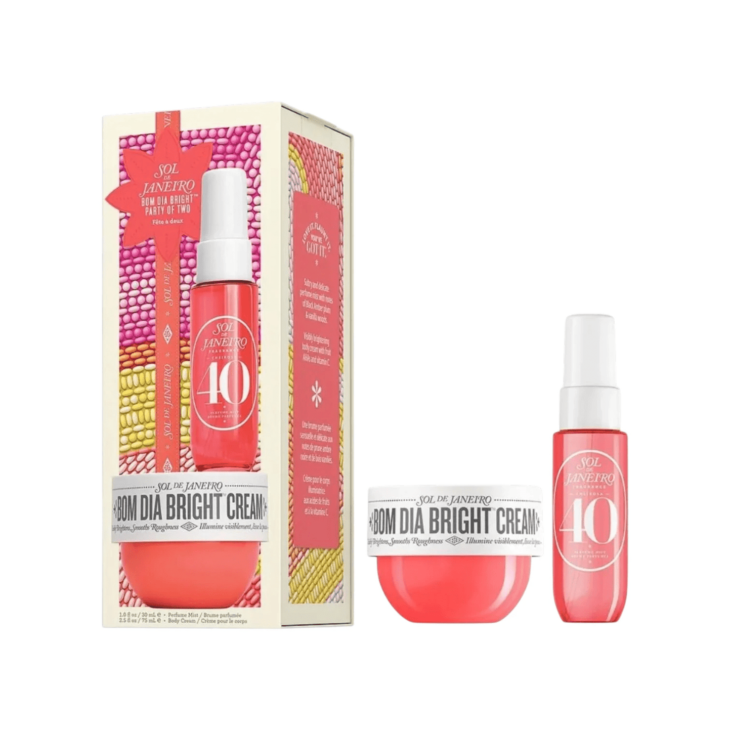 Sol de Janeiro Set Cheirosa 40 Bom Dia Bright Party of Two - Pink Moon