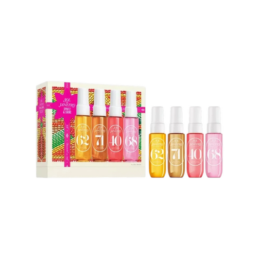 Sol de Janeiro Spritz & Shine Perfume Mist Set 4 Minis - Pink Moon