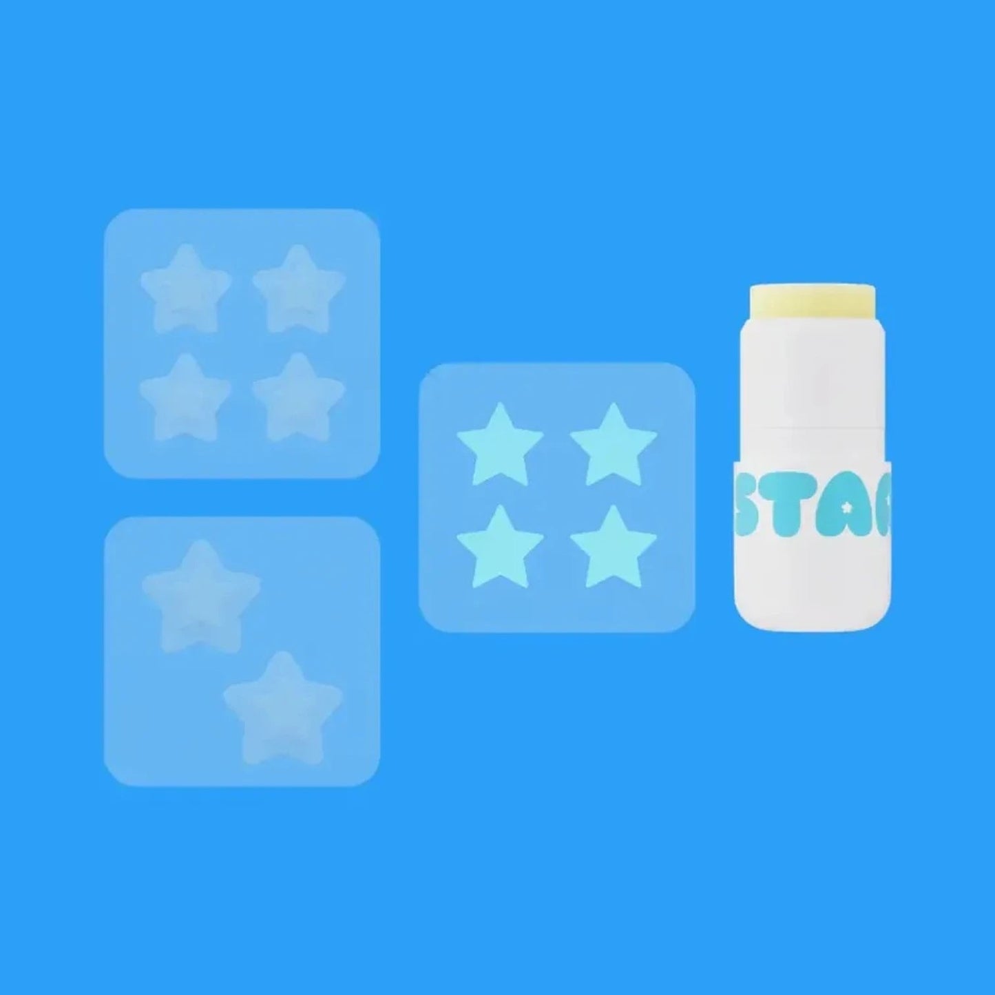 Starface Big Lil White Gift Set Parches Bálsamo & Cosmetiquera - Pink Moon