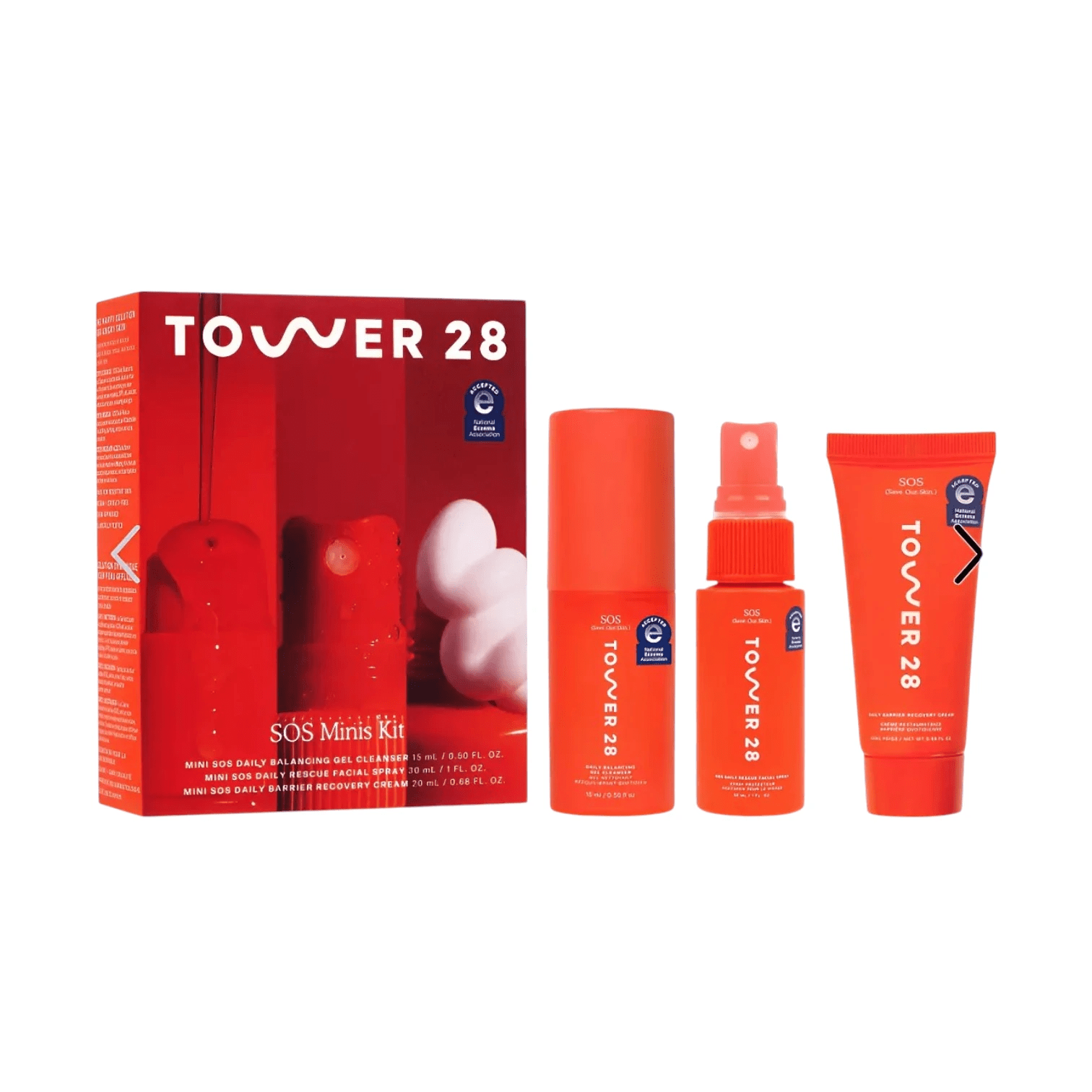 Tower 28 Mini SOS Skincare Bestsellers Set - Pink Moon