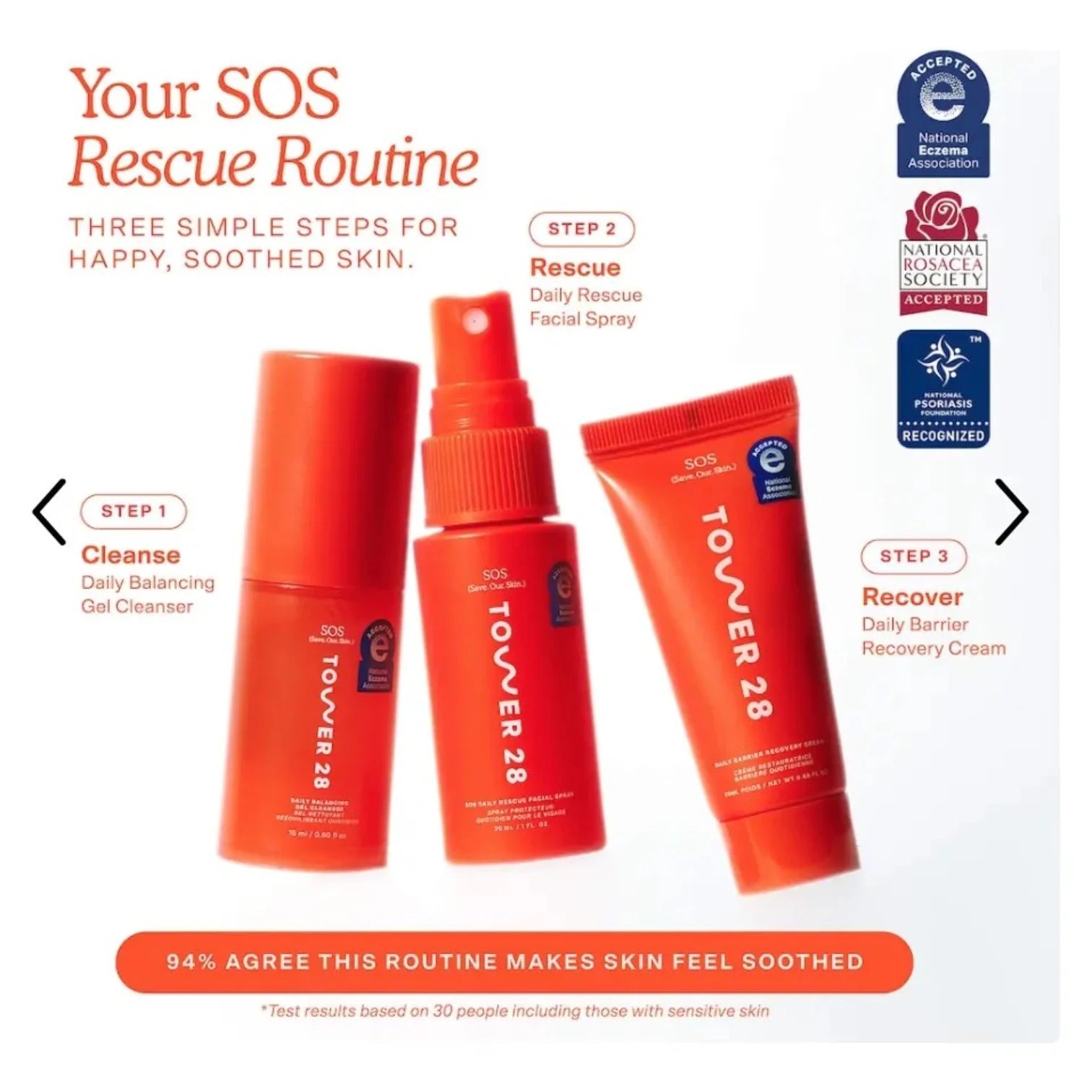 Tower 28 Mini SOS Skincare Bestsellers Set - Pink Moon
