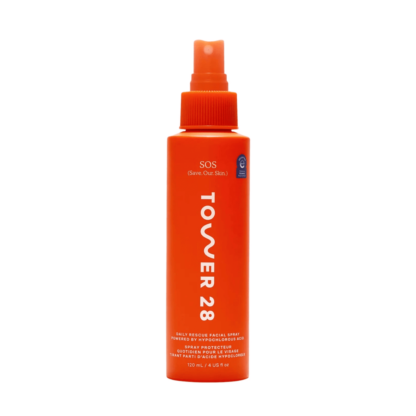 Tower 28 SOS Daily Hypochlorous Acid Spray for Breakouts & Redness 120ml - Pink Moon