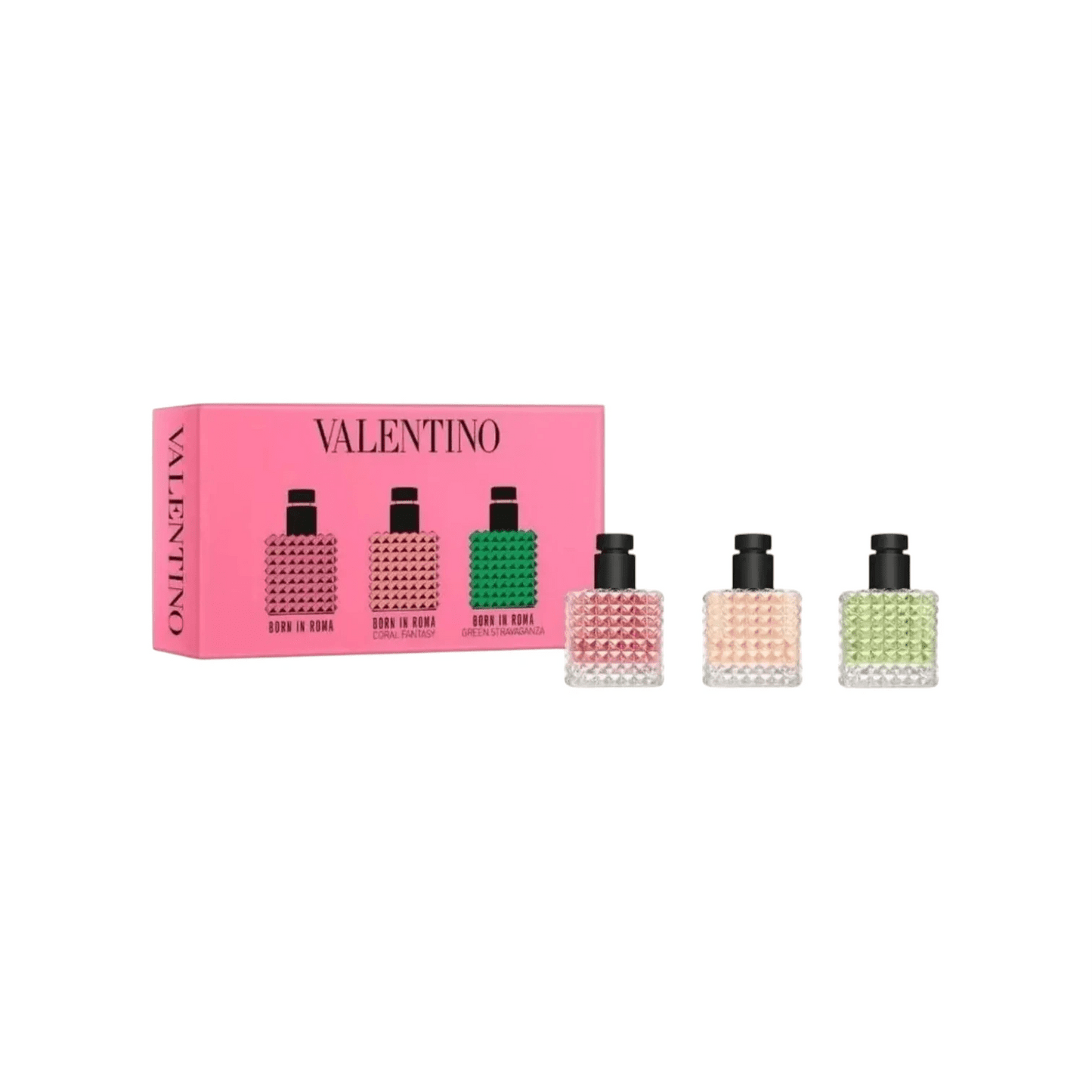 Valentino Born In Roma Donna Gift Set 3 Minis - Pink Moon