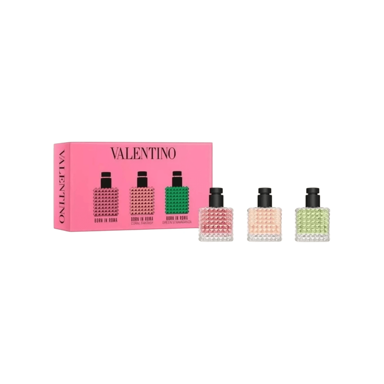 Valentino Born In Roma Donna Gift Set 3 Minis - Pink Moon