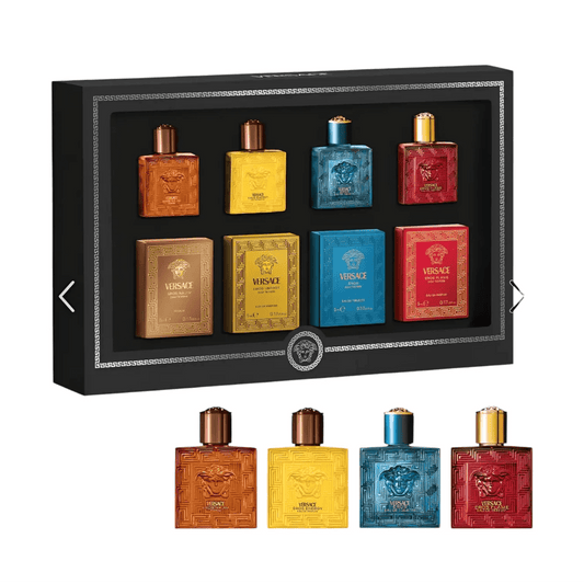 Versace Mini Cologne Gift Set 4 Minis Eros Collection - Pink Moon